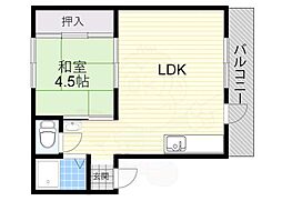 土橋住宅 3階/-
