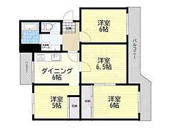 塚原台ハイツ13号棟 4階