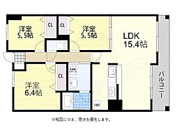 ルミナスベガ 2SLDKの間取図画像