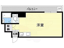 光栄ハイツ ワンルームの間取図画像
