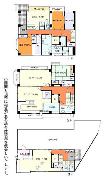 間取りを拡大表示
