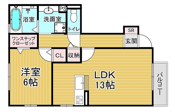 滋賀県大津市若葉台(賃貸アパート1LDK・1階・49.90㎡)の写真 その2