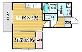 京都府京都市伏見区醍醐槇ノ内町（賃貸アパート1LDK・2階・33.70㎡） その2