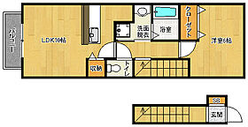 京都府京都市右京区嵯峨中山町（賃貸アパート1LDK・2階・42.37㎡） その2