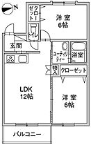 船浜フラット 104 ｜ 北海道小樽市船浜町（賃貸アパート2LDK・1階・52.65㎡） その2