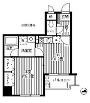 ラフィーネ港北 404 ｜ 神奈川県横浜市都筑区茅ケ崎中央（賃貸マンション1DK・4階・31.90㎡） その2