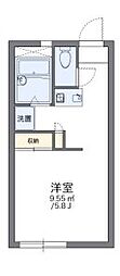 レオパレスM-47 1Kの間取図画像