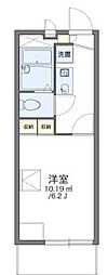 レオパレスFuture 1Kの間取図画像
