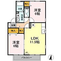 東京都武蔵村山市大南４丁目（賃貸アパート2LDK・1階・53.49㎡） その2