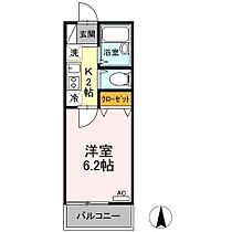 東京都国立市谷保（賃貸アパート1K・3階・18.90㎡） その2