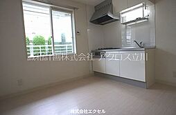 西武新宿線 花小金井駅 徒歩10分の賃貸アパート 1階2Kのリビング/ダイニング