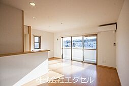 JR中央本線 日野駅 徒歩13分の賃貸マンション 3階1LDKのリビング/ダイニング