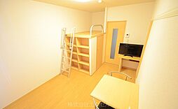 JR青梅線 拝島駅 徒歩4分の賃貸アパート 1階1Kのリビング/ダイニング