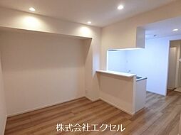 JR中央本線 日野駅 徒歩13分の賃貸マンション 3階1LDKのリビング/ダイニング