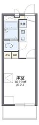 レオパレスヒルズ 1Kの間取図画像
