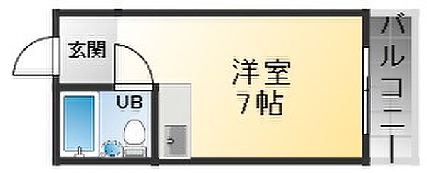 ダイドーメゾン西宮北口II ｜兵庫県西宮市田代町(賃貸マンション1R・4階・15.56㎡)の写真 その2