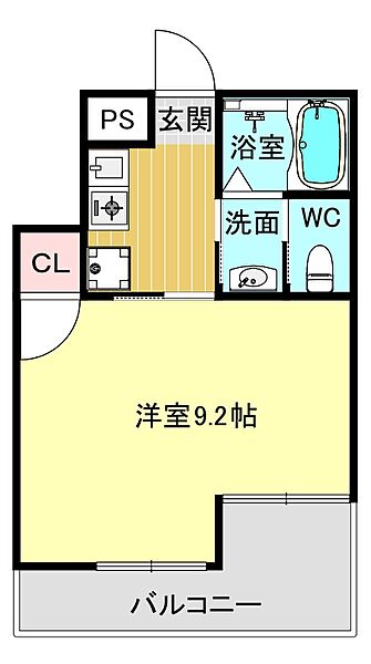 グレースコートII ｜兵庫県西宮市上ケ原八番町(賃貸アパート1K・1階・24.00㎡)の写真 その2