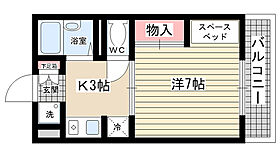 コートアゼリア　Ａ棟・Ｂ棟  ｜ 兵庫県西宮市仁川百合野町（賃貸アパート1K・1階・24.00㎡） その2