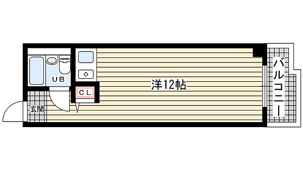 コープ野村西宮クオリテ門戸 ｜兵庫県西宮市野間町(賃貸マンション1R・2階・24.80㎡)の写真 その2