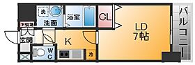 エスリード西宮北口第2  ｜ 兵庫県西宮市深津町（賃貸マンション1K・4階・25.67㎡） その2