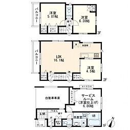 物件画像 ミラスモ　中央6丁目　新築一戸建て　3号棟