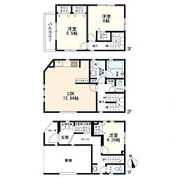 物件画像 大田区西六郷1丁目　2期　新築一戸建て