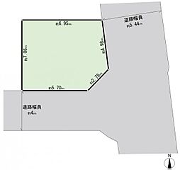 物件画像 大田区中馬込3丁目　建築条件無し土地