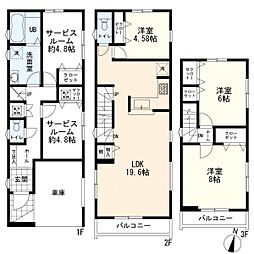 物件画像 大田区池上3丁目　新築一戸建て　1号棟