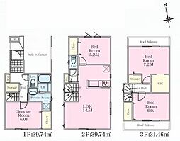 物件画像 リナージュ西六郷2丁目　新築一戸建て　1期1号棟