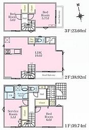 物件画像 リナージュ西六郷2丁目　新築一戸建て　1期2号棟