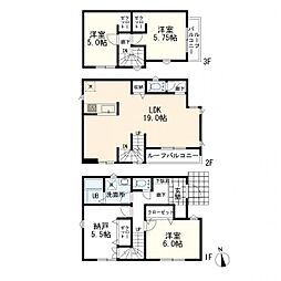 物件画像 リナージュ西六郷2丁目　新築一戸建て　1期2号棟