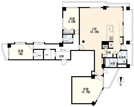 間取図 3LDK