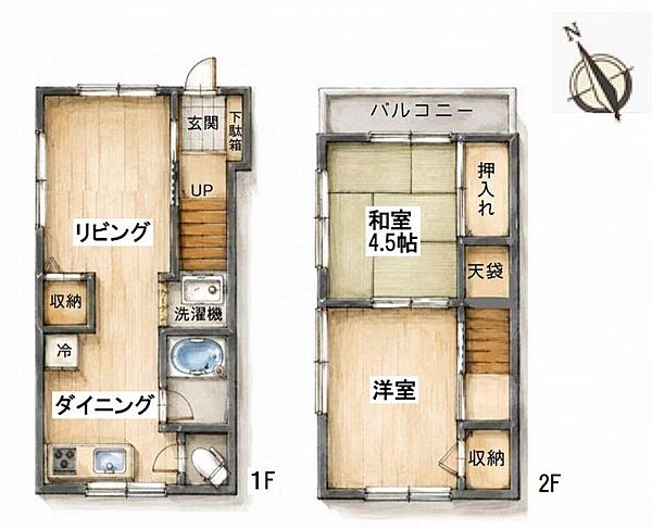 間取りを拡大表示