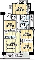 ガーラレジデンス川口並木 4LDKの間取図画像