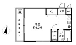 間取図画像 ワンルーム