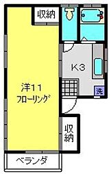 間取図画像 1K