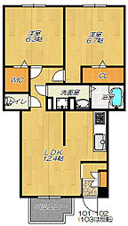 京阪本線 萱島駅 徒歩12分 1階/-