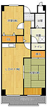 大阪府東大阪市稲田新町1丁目（賃貸マンション2LDK・5階・58.29㎡） その2