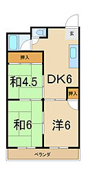 ハイツ西川 1階/-