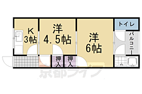 メゾンフルール 105 ｜ 京都府南丹市園部町小山西町野本（賃貸アパート2K・1階・33.12㎡） その2