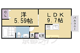 京都府京都市伏見区横大路貴船（賃貸アパート1LDK・1階・36.91㎡） その2