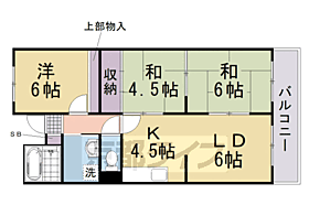 京都府京都市伏見区淀本町（賃貸マンション3LDK・2階・55.56㎡） その2