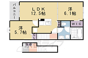 ジェルメ園部III 202 ｜ 京都府南丹市園部町横田4号（賃貸アパート2LDK・2階・56.48㎡） その2