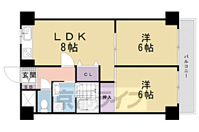 京都府京都市南区吉祥院西浦町（賃貸マンション2LDK・6階・50.99㎡） その2