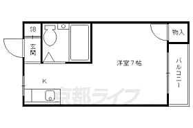 京都府京都市伏見区深草ケナサ町（賃貸アパート1R・1階・17.29㎡） その2