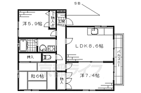 京都府京都市伏見区革屋町（賃貸アパート3LDK・2階・60.34㎡） その2