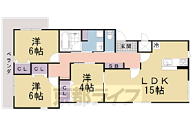 京都府京都市伏見区深草寺内町（賃貸アパート3LDK・2階・77.43㎡） その2