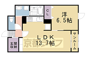 ベルヴェル 202 ｜ 京都府亀岡市篠町浄法寺茱萸谷（賃貸マンション1LDK・2階・43.67㎡） その2