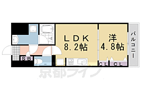 Ｊ．ＣＨＯＰＩＮ 502 ｜ 京都府亀岡市追分町大堀（賃貸アパート1LDK・5階・33.54㎡） その2