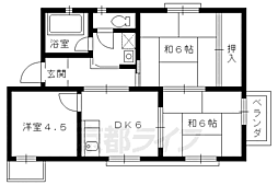 第一藤田マンション 1階3DKの間取り